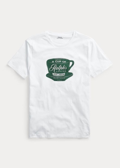 Polo Ralph Lauren Ralph's Coffee T Shirt Herre Danmark (BYMSE4167)